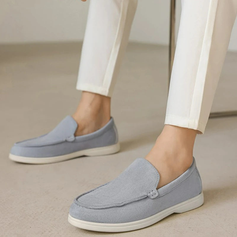MONACO SUEDE LOAFERS