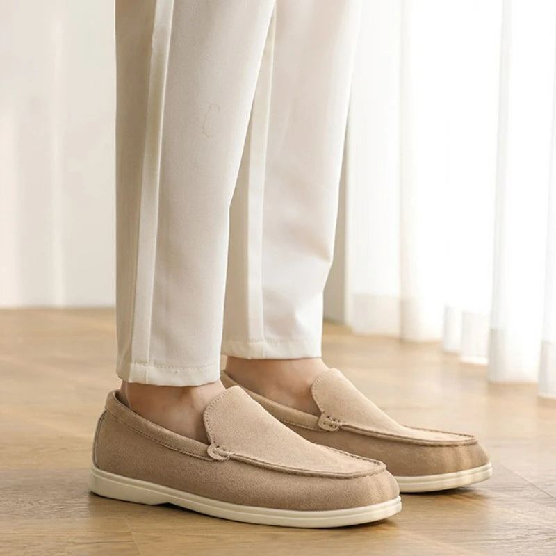 MONACO SUEDE LOAFERS