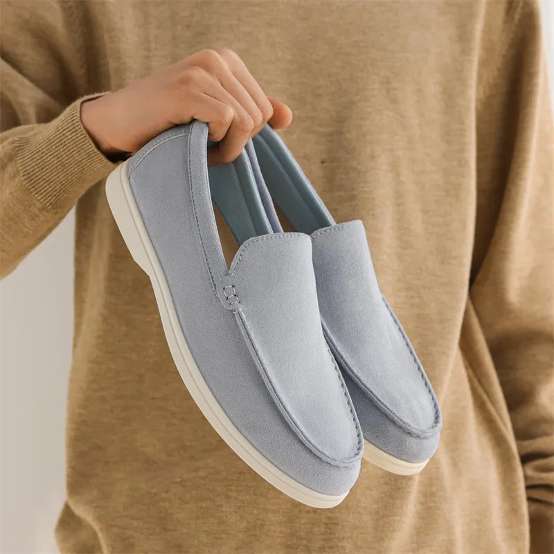 MONACO SUEDE LOAFERS