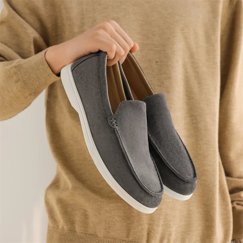 MONACO SUEDE LOAFERS