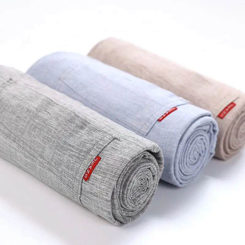 LINEN STRAIGHT PANTS