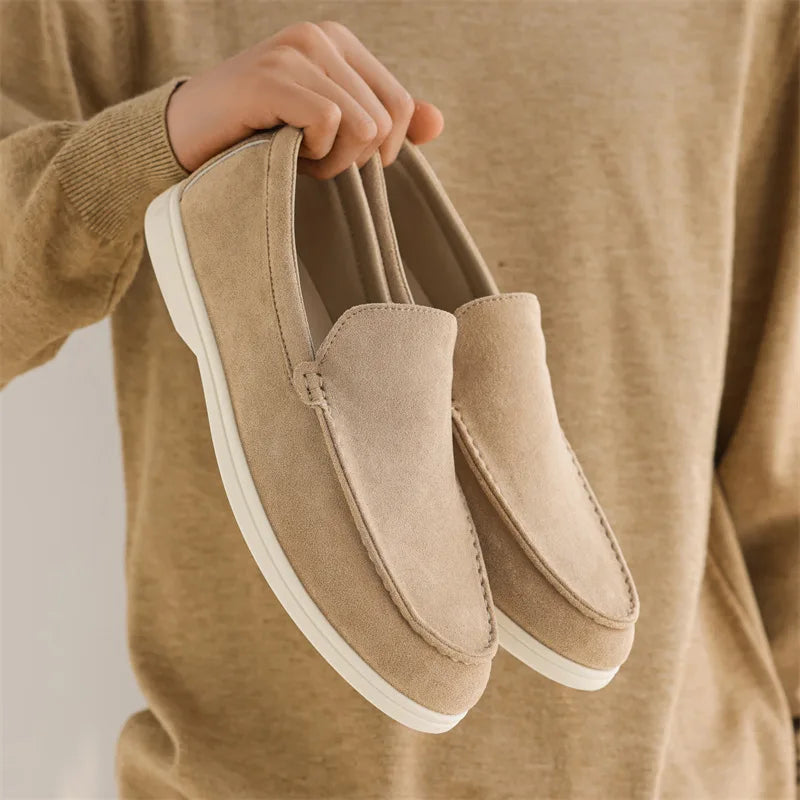 MONACO SUEDE LOAFERS