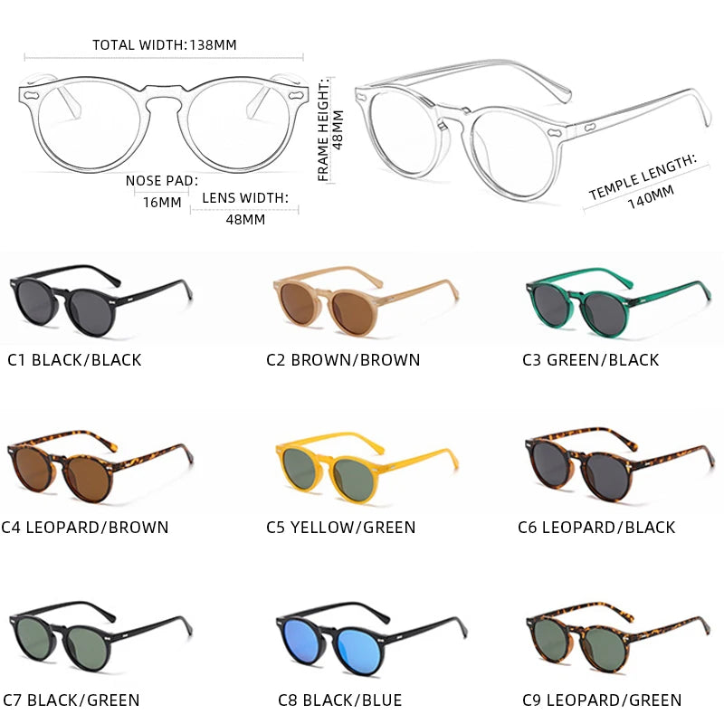 RETRO ROUND SUNGLASSES